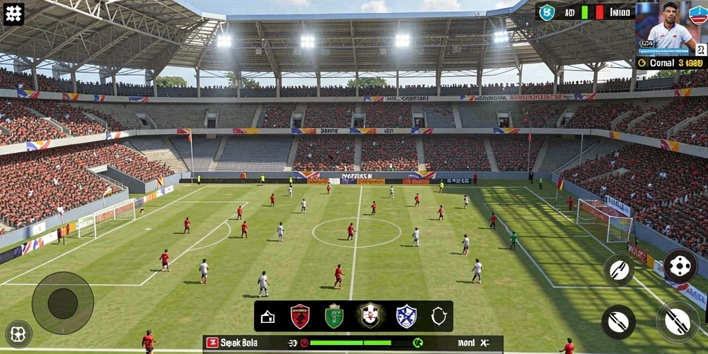 Gameplay menegangkan dengan grafis yang futuristik.