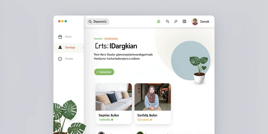 Tampilan antarmuka yang user-friendly dan mudah dinavigasi.