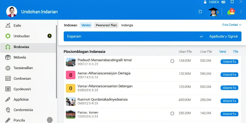 Tampilan awal yang menarik dan informatif.