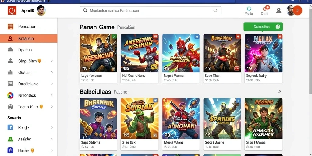 Tampilan awal aplikasi DEPO89 yang ramah pengguna.