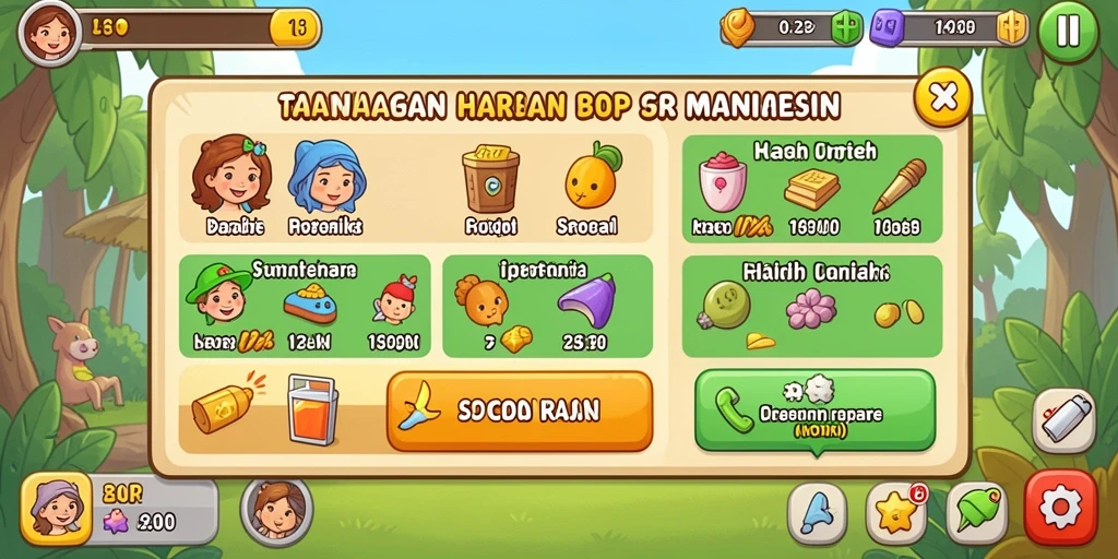 Tampilan antarmuka yang menarik dan user-friendly.