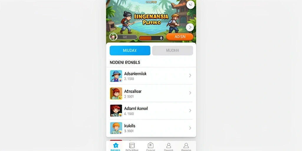 Screenshot menampilkan grafis yang fantastis dalam petualangan.