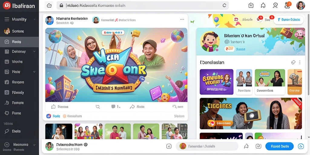 Tampilan awal yang menarik dan intuitif.